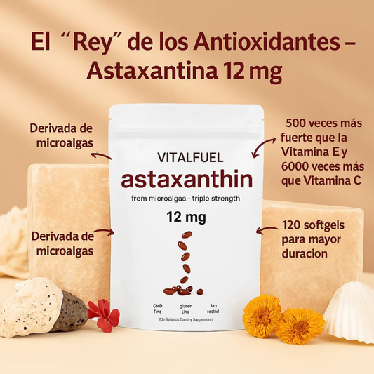 Premium Antioxidant: Improves your skin, boosts energy and well-being - VitalFuel Astaxanthin