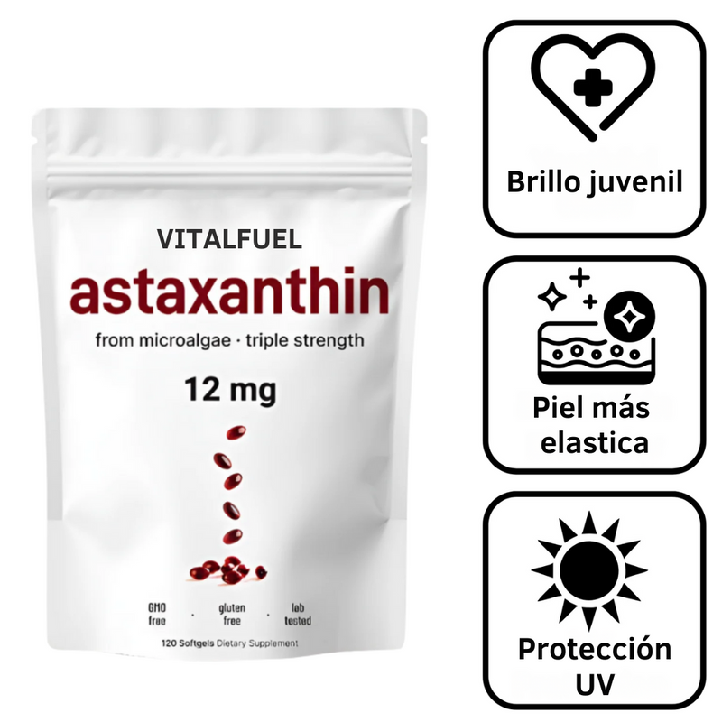Premium Antioxidant: Improves your skin, boosts energy and well-being - VitalFuel Astaxanthin