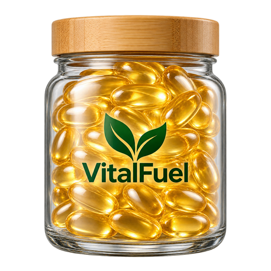 Vitalfuel® Tarro de cristal con tapa de bambu